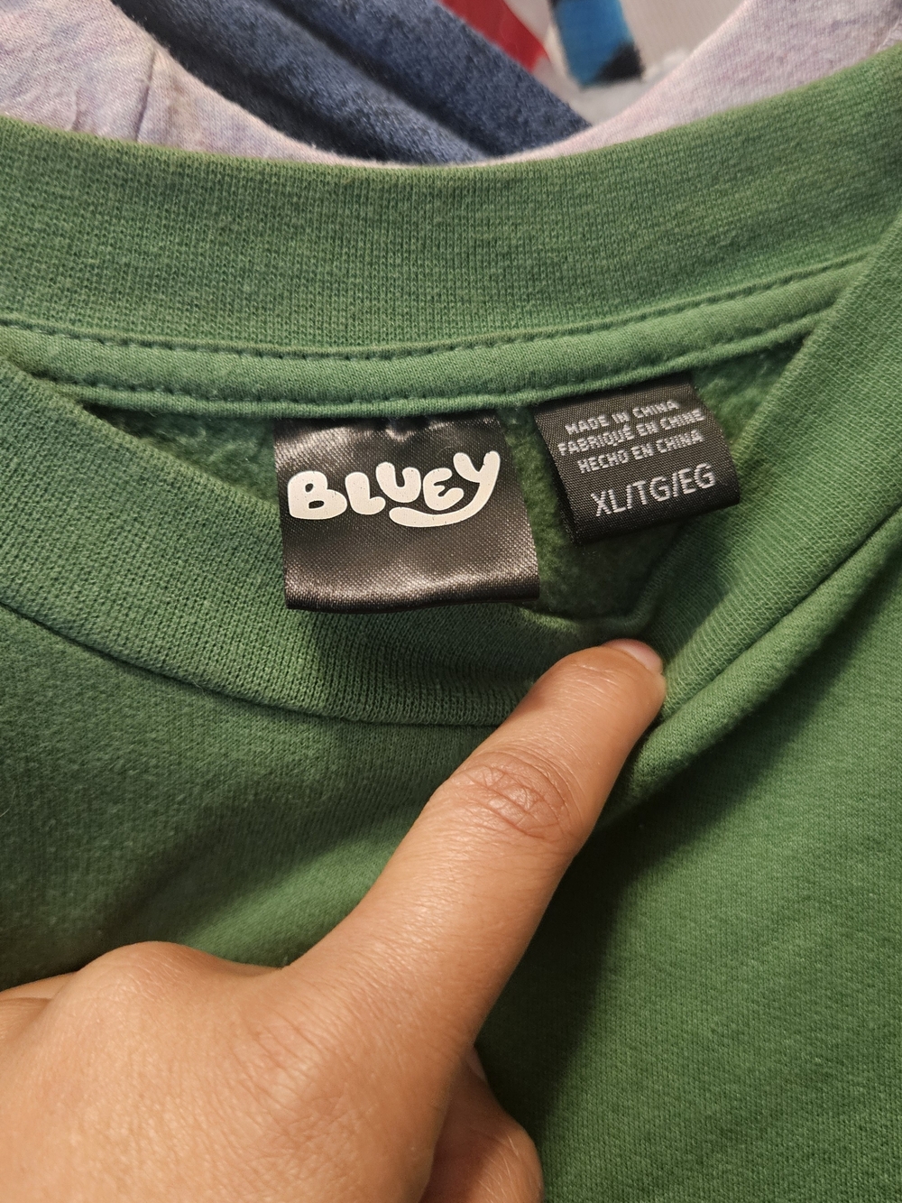Bluey "Merry Everything" Graphic Holiday Sweatshirt - Picture 2 of 4